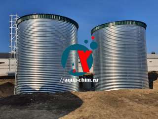 Резервуары пожарного запаса воды 200 м3