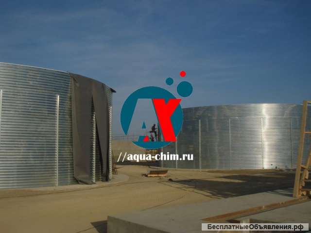 Резервуары стальные рвс 2000 м3 модульная емкость пожарная