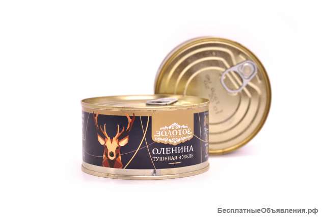 Тушенка. Оленина тушеная