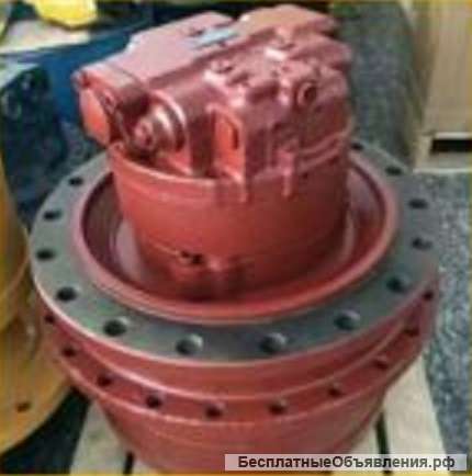 Редуктор хода в сборе со звездой на JCB330