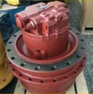 Редуктор хода в сборе со звездой на JCB330