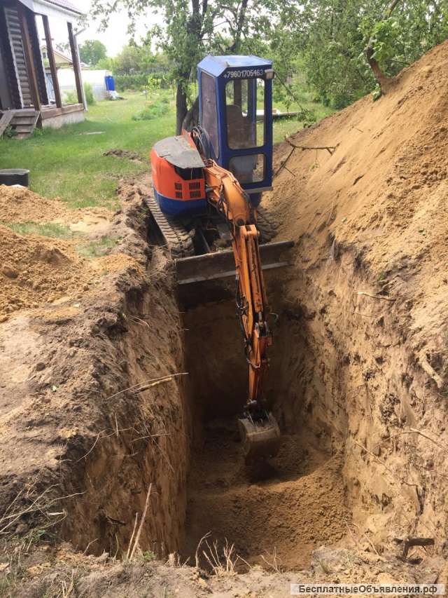 Услуги мини экскаватора