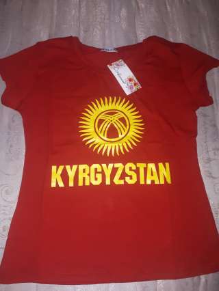 Женская Футболка Кыргызстан