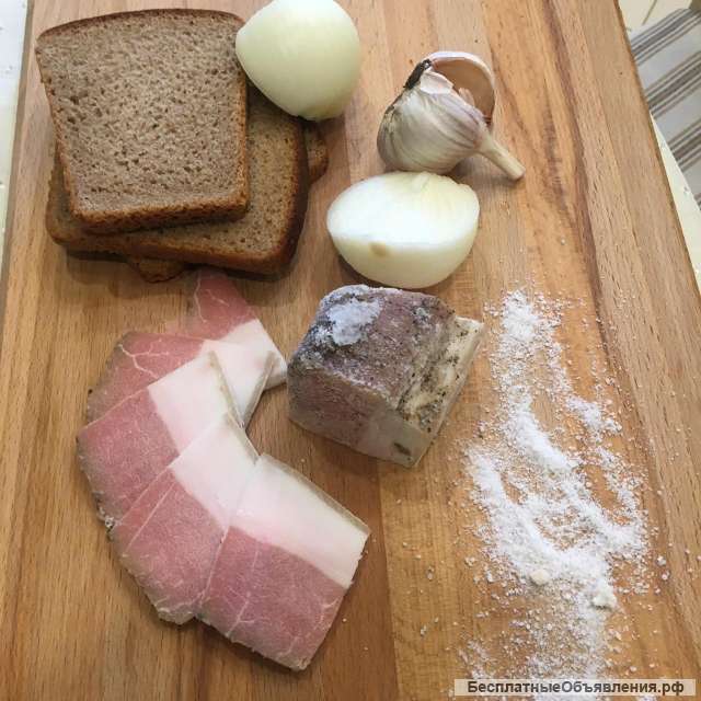 Сало домашнее, салонина, шпик