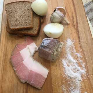 Сало домашнее, салонина, шпик