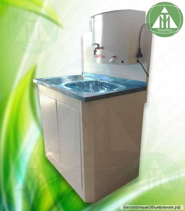 Умывальник дачный с подогревом (1,25 кВт), «ТермМикс», Тандем, 17л., белый