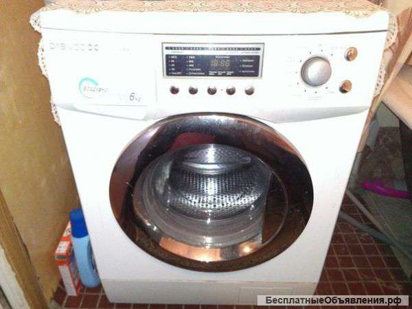 Стиральная машина Daewoo 6 кг. Б/У