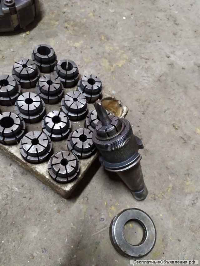 Цанговый патрон с набором цанг 7/24 - 40