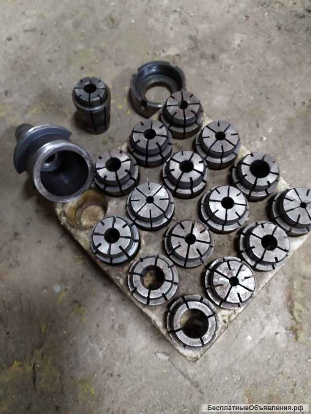 Цанговый патрон с набором цанг 7/24 - 40