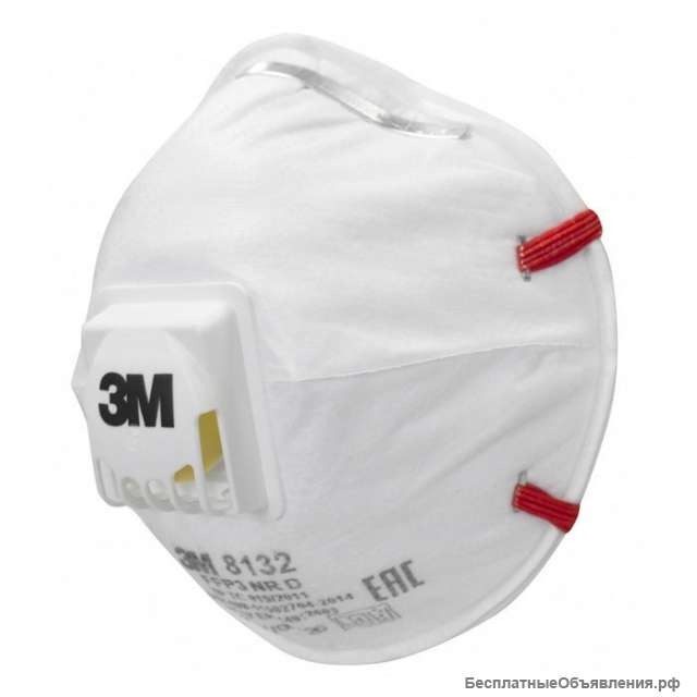 Респиратор/ маска 3M 8132 FFP3 N95 N99