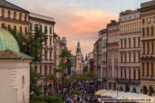 Ресторан в центре Кракова (Польша)