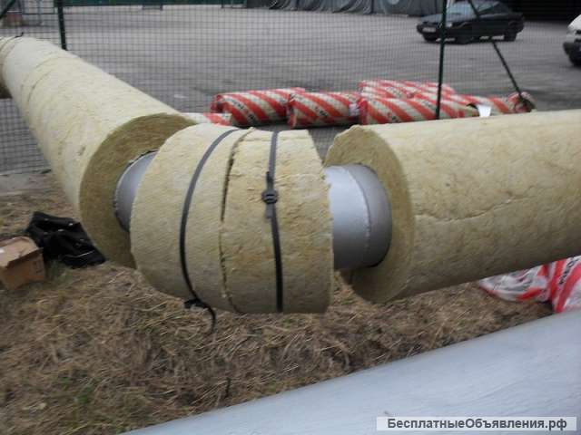 Монтаж тепловой изоляции трубопроводов теплотрасс