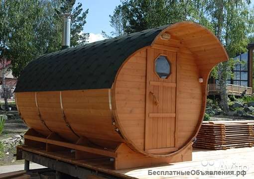 Бани-бочки от производителя в Московской области
