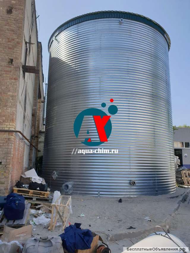 Резервуар емкость пожарный рвс 500 м3 вода цена