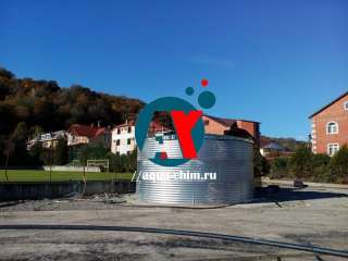 Стальной резервуар рвс 150 м3 пожарный подземный вода