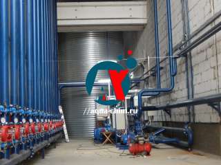 Стальной пожарный резервуар 150 м3 модульная емкость вода