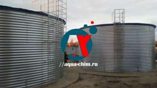 Стальной вертикальный резервуар рвс 150 м3 пожарный вода