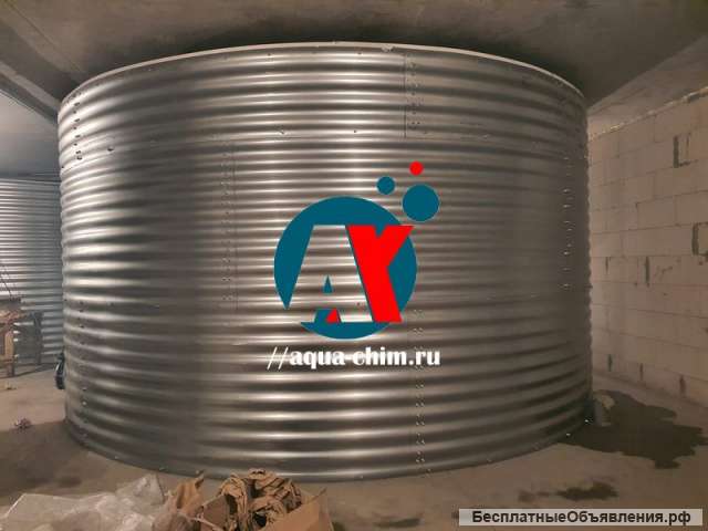 Стальной пожарный резервуар 100 м3 стоимость цена купить