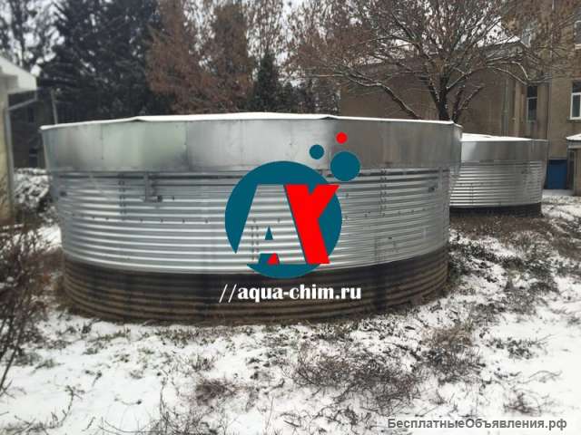Модульная стальная емкости для воды 50 м3 цена купить бу