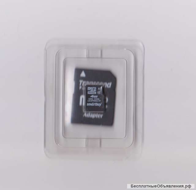 Карта памяти MicroSD 4gb + Adapter