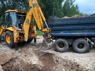 Песок щебень земля, вывоз земли, вывоз мусора