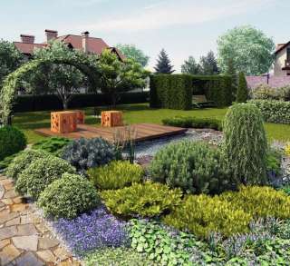 Работы по благоустройству участка – «STSEO»