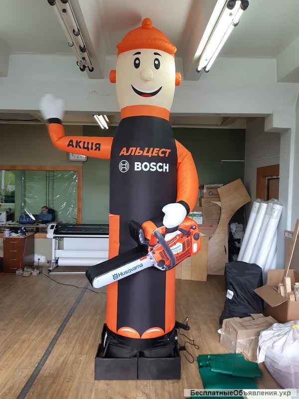 Надувная уличная реклама для салонов, магазинов, кафе, ресторанов