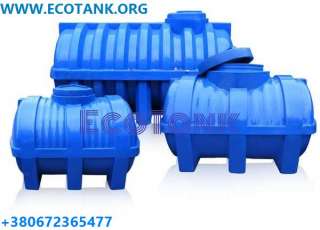Горизонтальные пластиковые накопительные емкости для воды