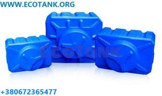 Плоские квадратные баки для хранения воды