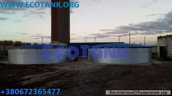 Типовые пожарные резервуары 50 100 150 200 500 м3