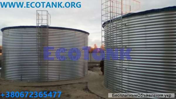 Типовой проект пожарных резервуаров 50 100 150 200 500 м3