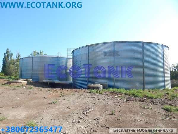 Резервуары стальные рвс 2000 м3 емкость пожарная