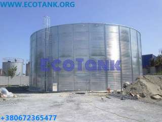 Резервуар стальной рвс 1500 м3 емкость пожарная