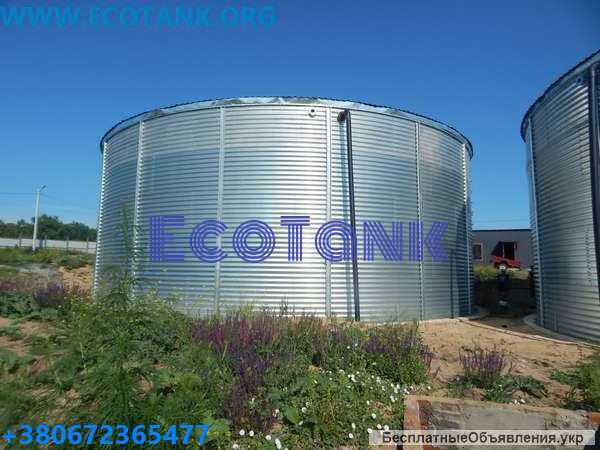 Резервуар емкость пожарный рвс 300 м3 вода