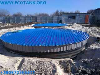 Резервуар пожарный 200 м3 вода подземный размер