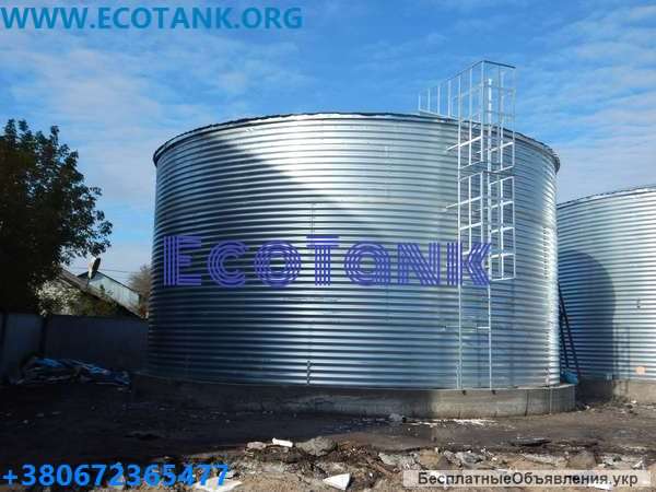 Стальной пожарный резервуар 100 м3 стоимость цена