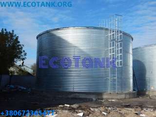 Стальной пожарный резервуар 100 м3 стоимость цена