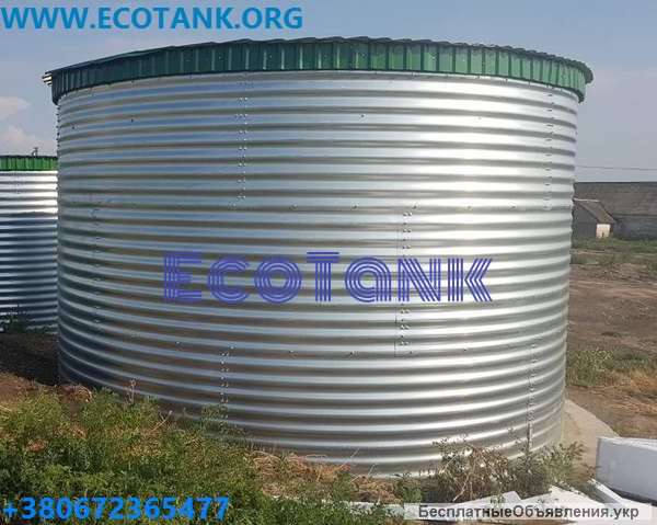 Противопожарный стальной резервуар 50 м3