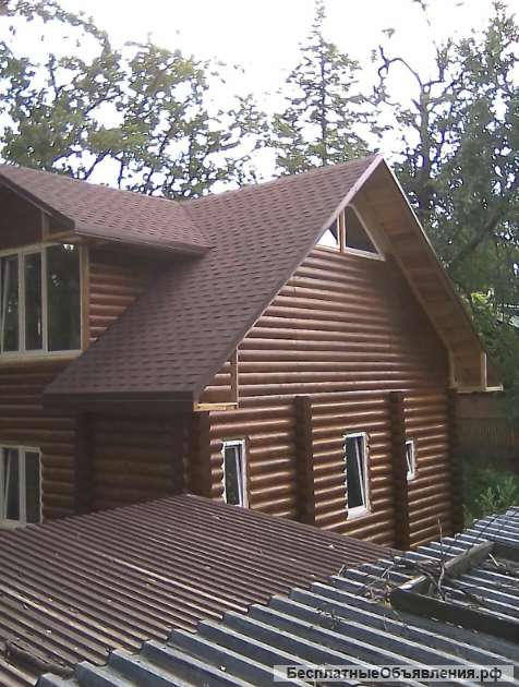 Фасадные работы для деревянных домов