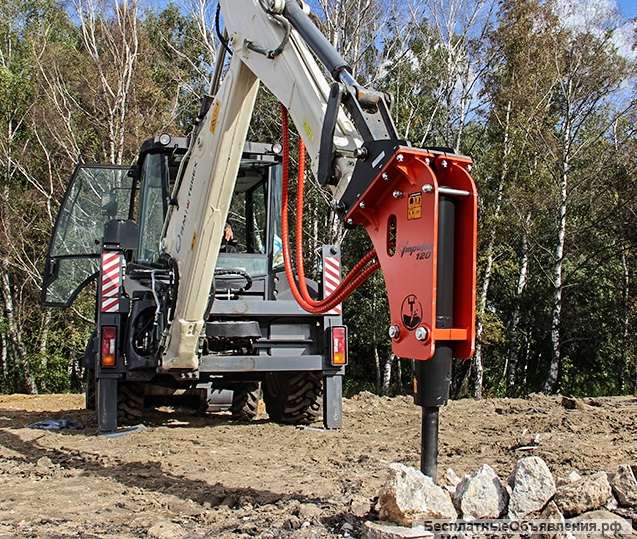Гидромолот для Komatsu wb93 wb97 Cat 428f 432e Jcb 3cx 4cx