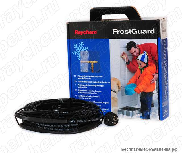 Греющий кабель для обогрева труб FrostGuard