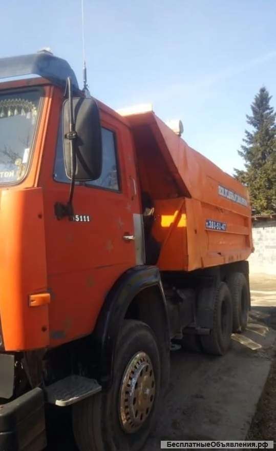 Доставка песка, щебня, земли