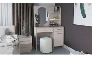 Стол туалетный «Эвита» (Ясень шимо/Фон бежевый)