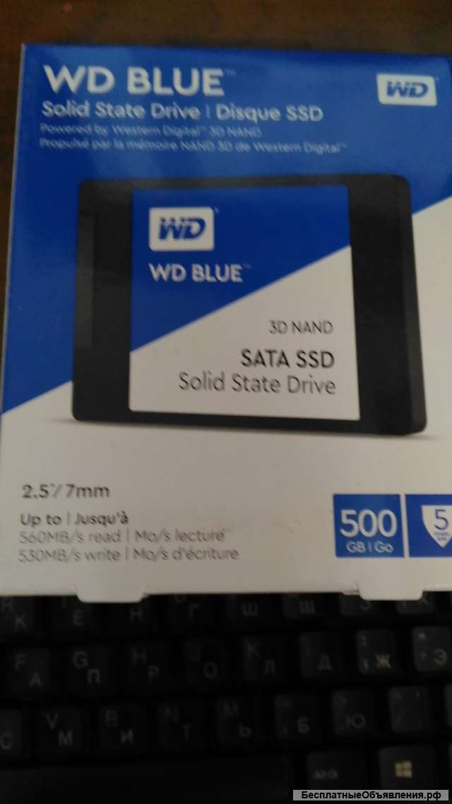 SSD WD Blue SATA 500Gb