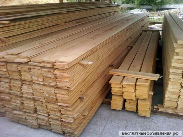 Евровагонка "Сосна цельная" сорт В/вс