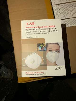 Респиратор KN95 с клапаном Оригинал