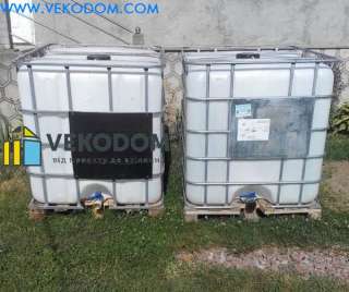 Емкость бочки полиэтиленовая 1000 литров куб пластиковый