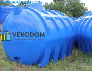 Горизонтальные пластиковые накопительные емкости для воды