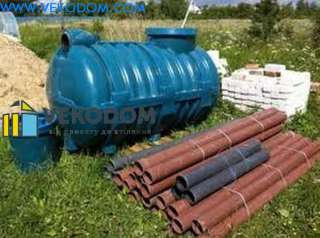 Пластиковые выгребные емкости септики для сточных вод