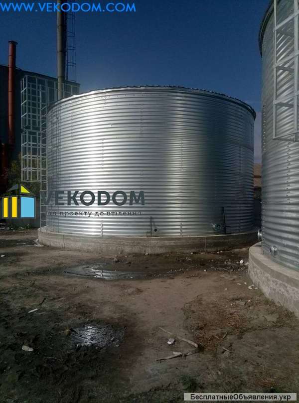 Противопожарный резервуар 50 100 150 200 500 м3